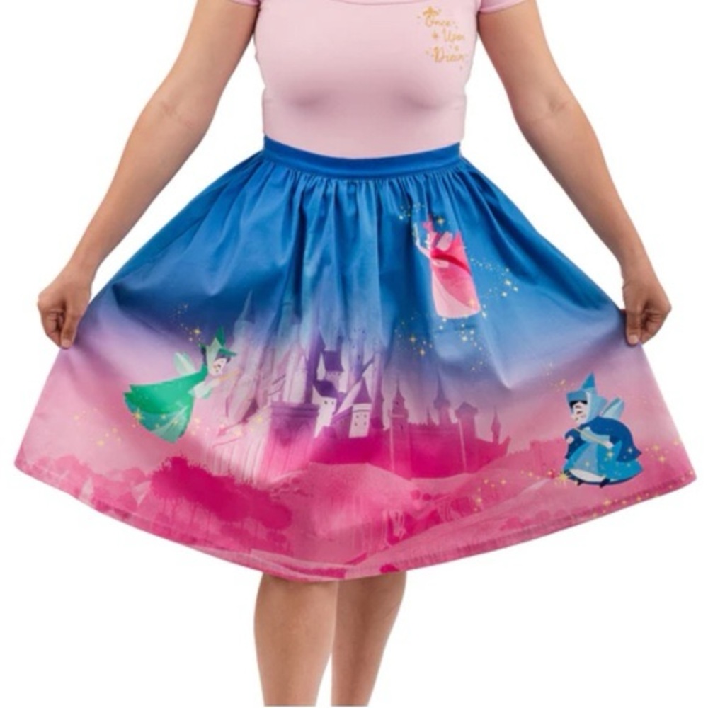 Loungefly Disney Stitch Shoppe Sleeping Beauty "Sandy" Skirt